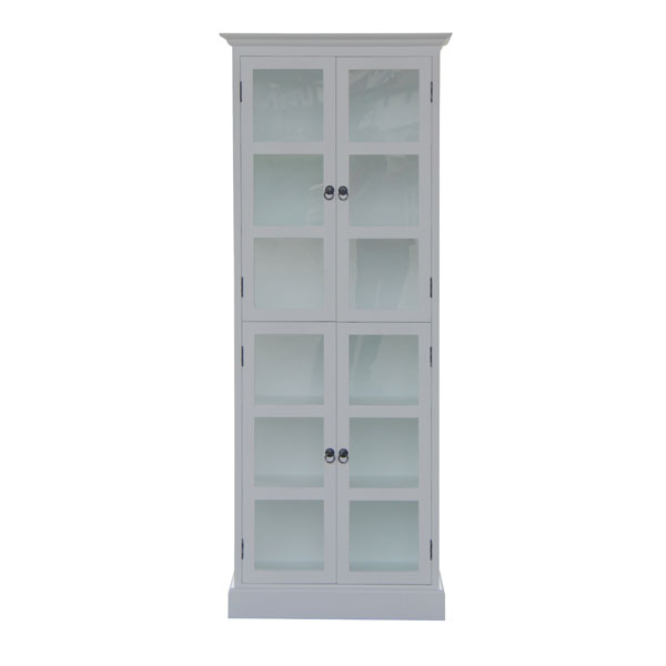 white display cabinet